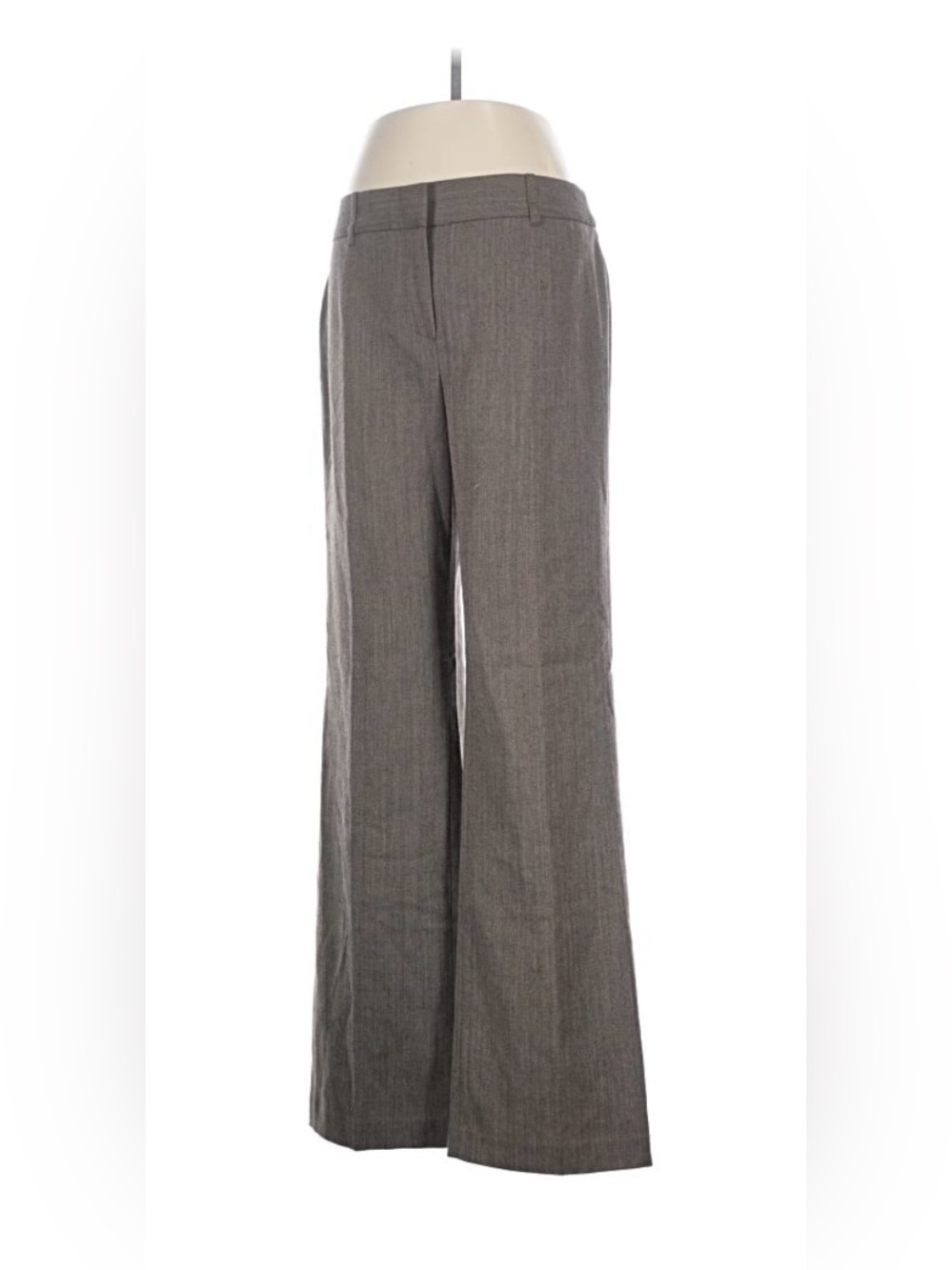 Ann Taylor Gray Wide-Leg Dress Pants